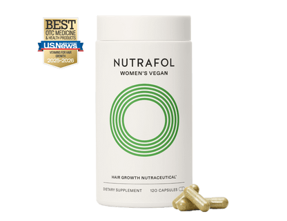 Nutrafol* Women's Hair Growth Supplements, Clinically Tested for Visibly Thicker and Stronger Hair, Dermatologist Recommended