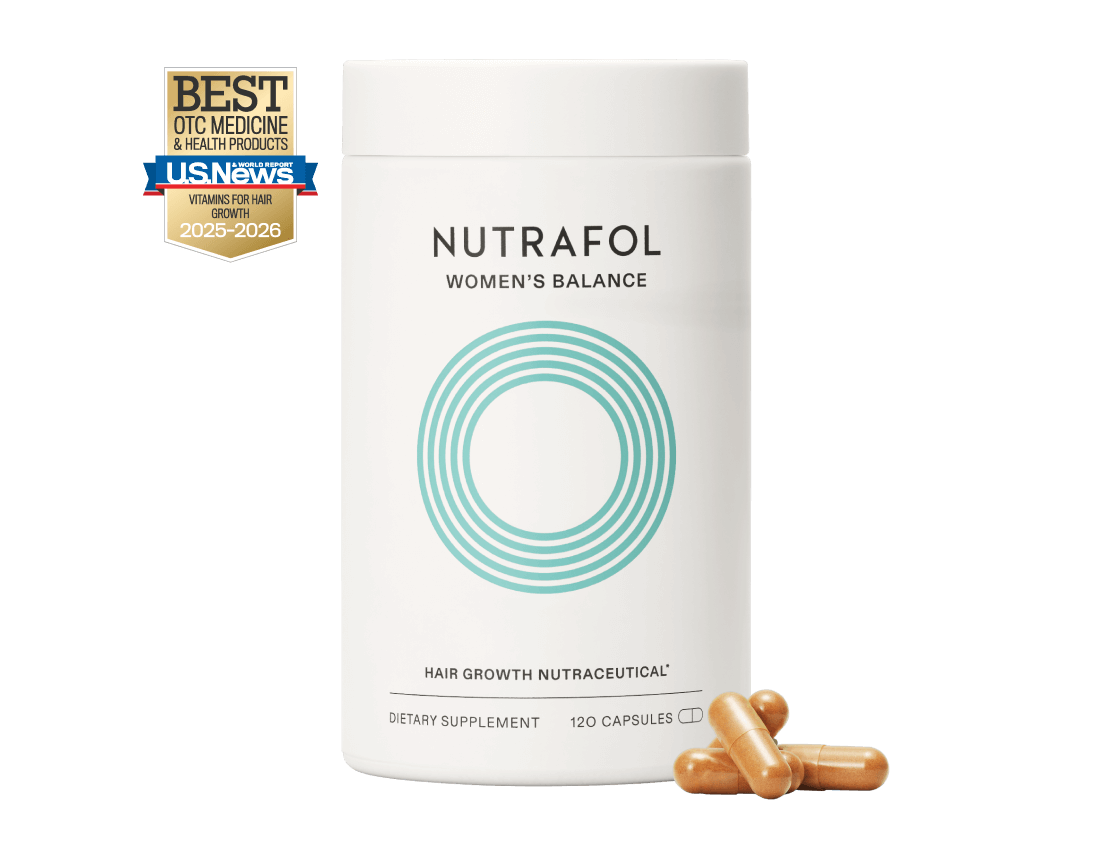 Nutrafol* Women's Hair Growth Supplements, Clinically Tested for Visibly Thicker and Stronger Hair, Dermatologist Recommended