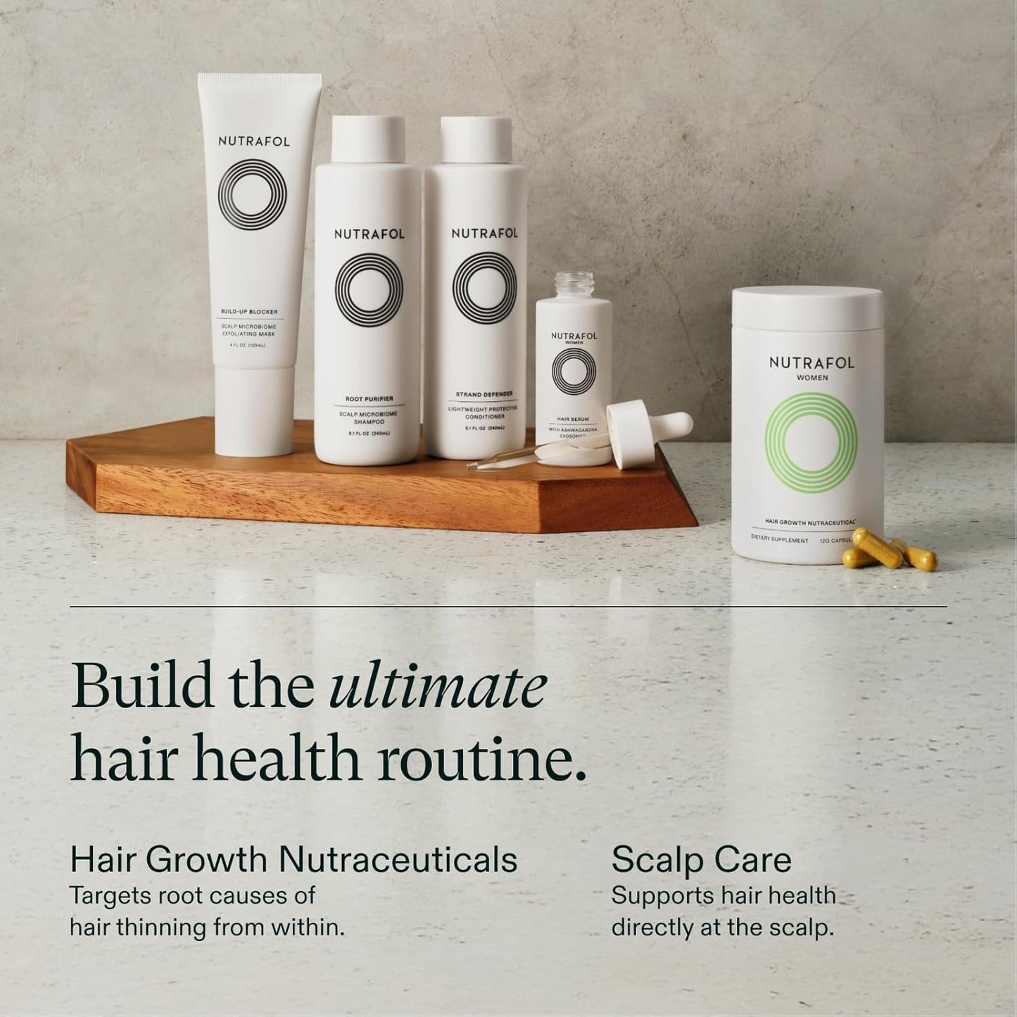 Nutrafol* Women's Hair Growth Supplements, Clinically Tested for Visibly Thicker and Stronger Hair, Dermatologist Recommended