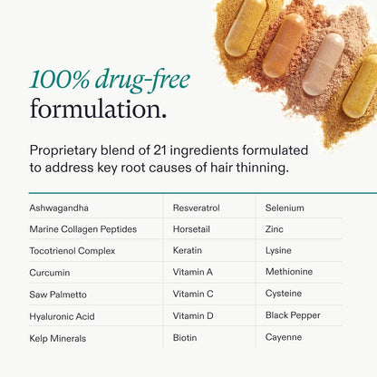 Nutrafol* Women's Hair Growth Supplements, Clinically Tested for Visibly Thicker and Stronger Hair, Dermatologist Recommended